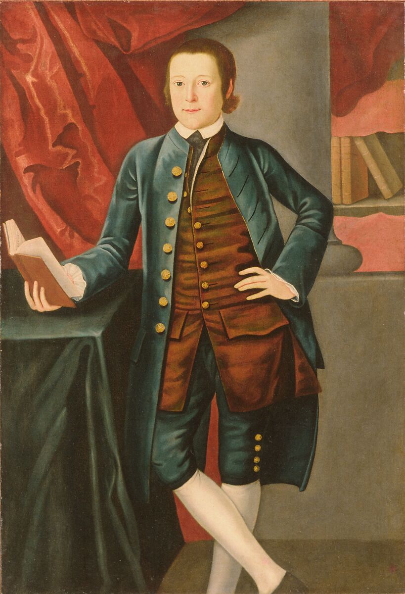 Boy of the Crossfield Family (Possibly Richard Crossfield), John Durand  American, Oil on canvas, American