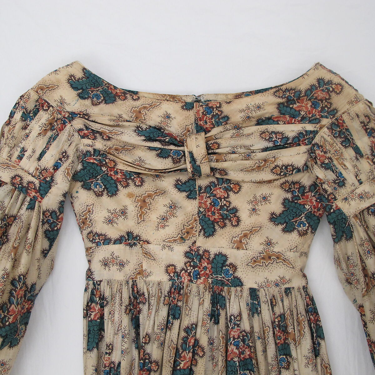 Dress, cotton, American