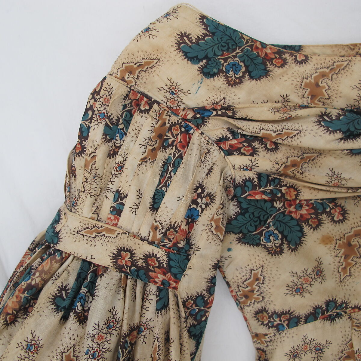 Dress, cotton, American