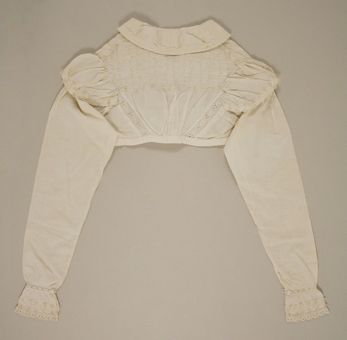 Spencer, cotton, probably British