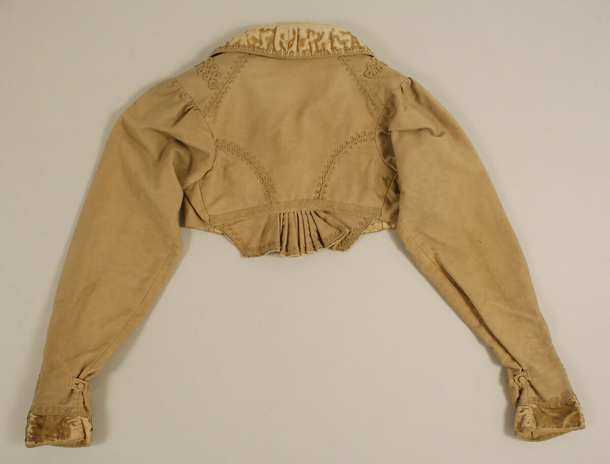 Spencer, wool, silk, American or European