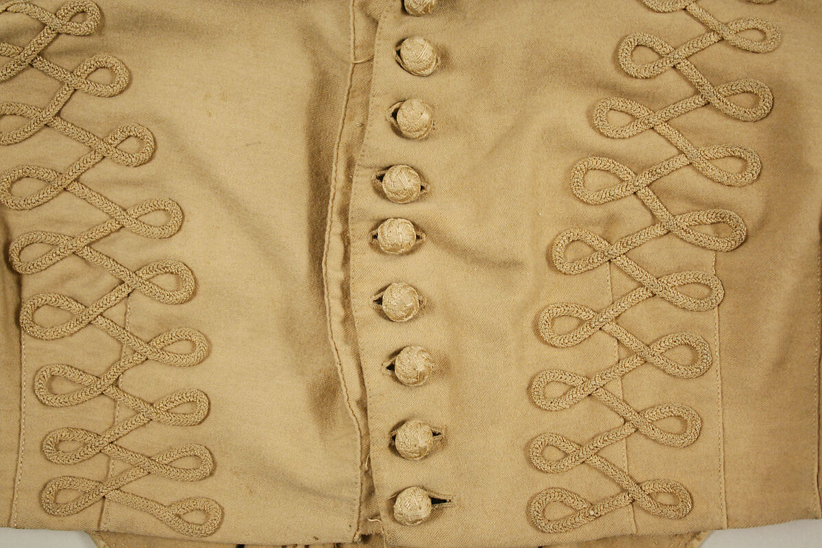 Spencer, wool, silk, American or European