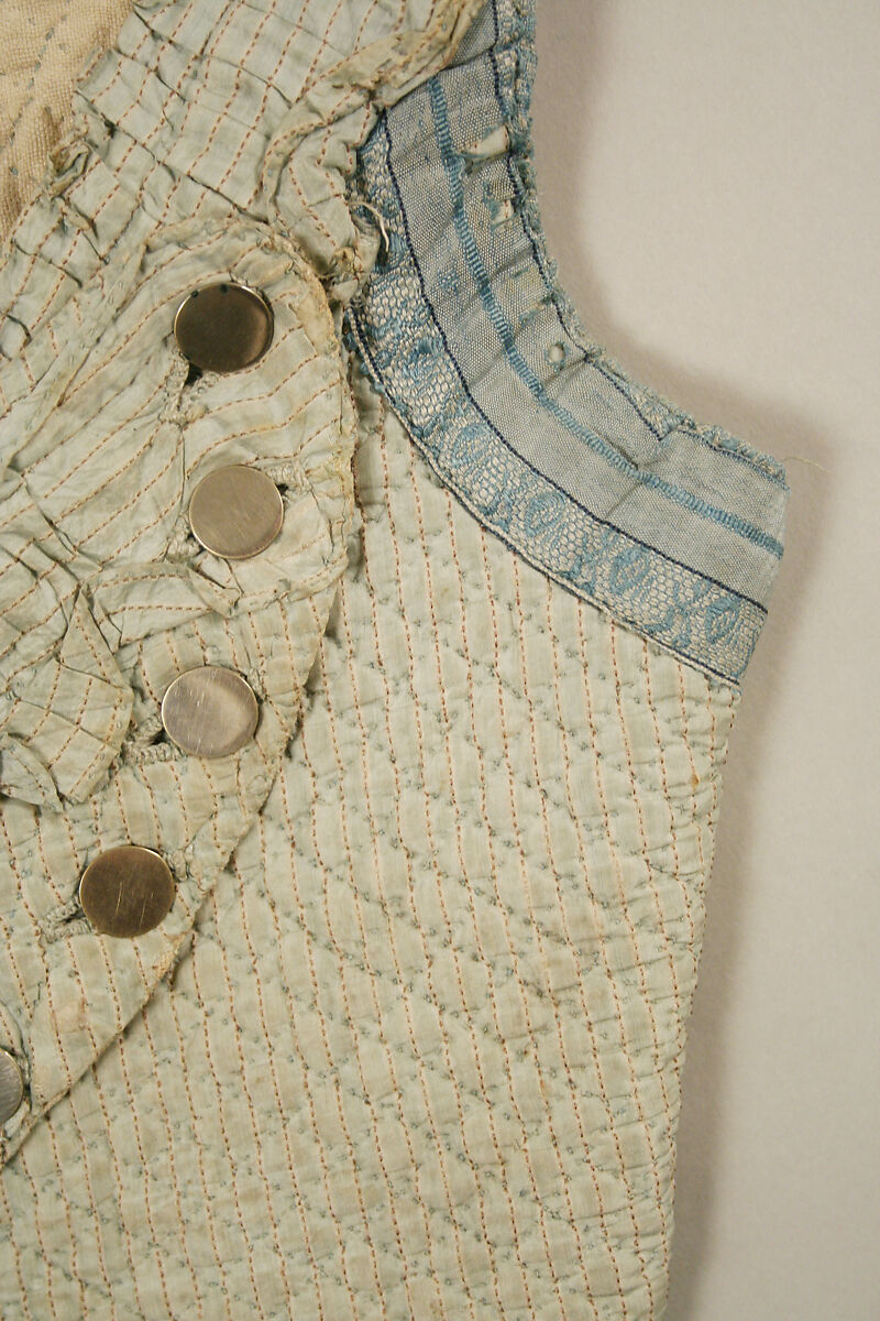 Bodice, cotton, American or European