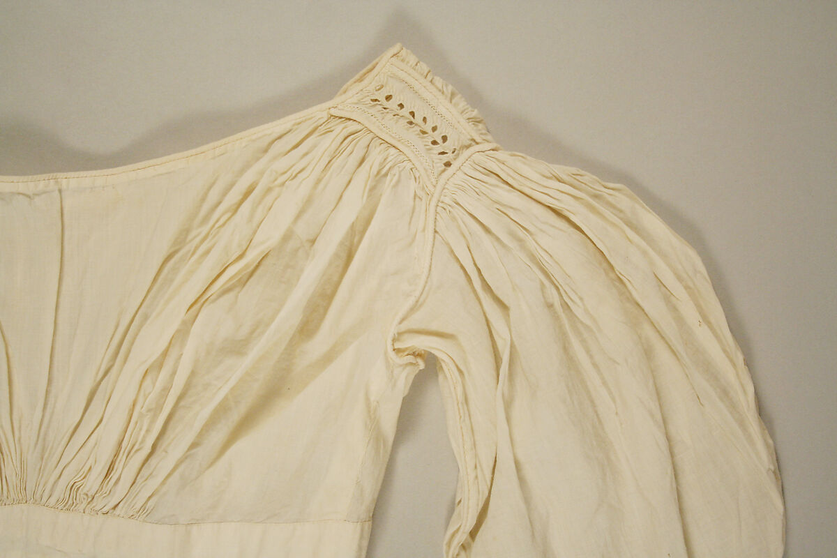 Walking dress, cotton, American