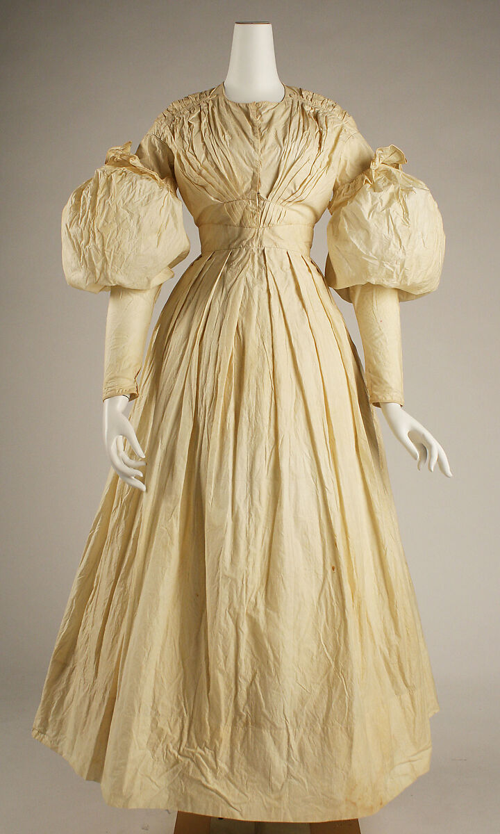 Morning dress, cotton, American 