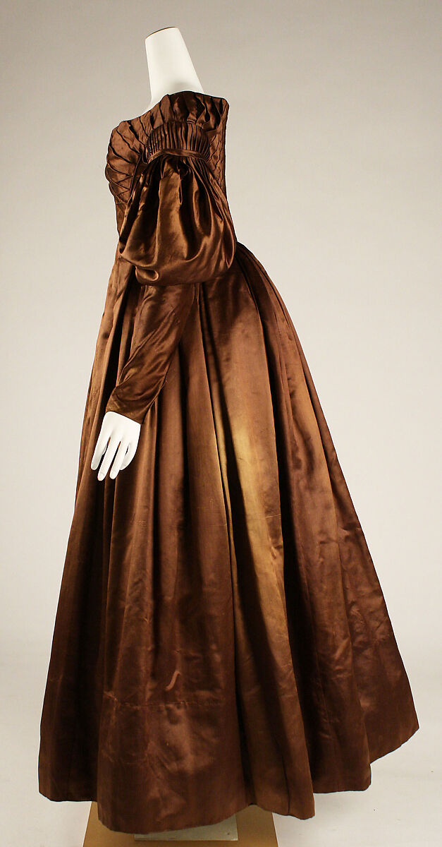 Dress, silk, American