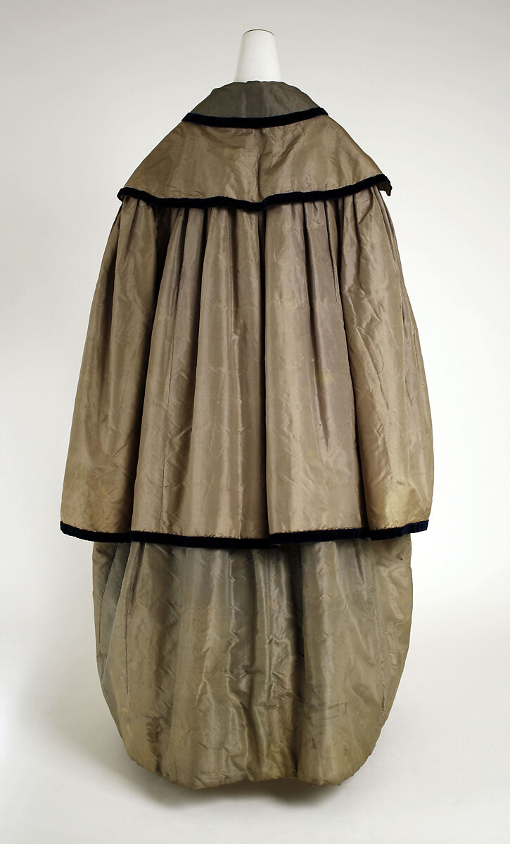 Mantle, silk, American or European