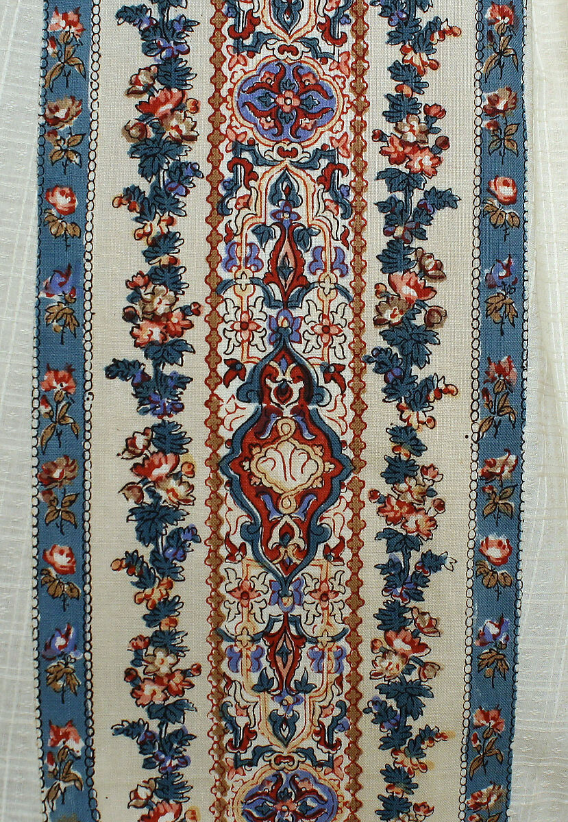 Dressing gown, cotton, American