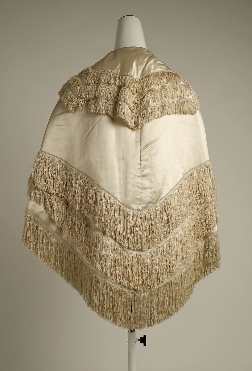 Mantle, silk, American