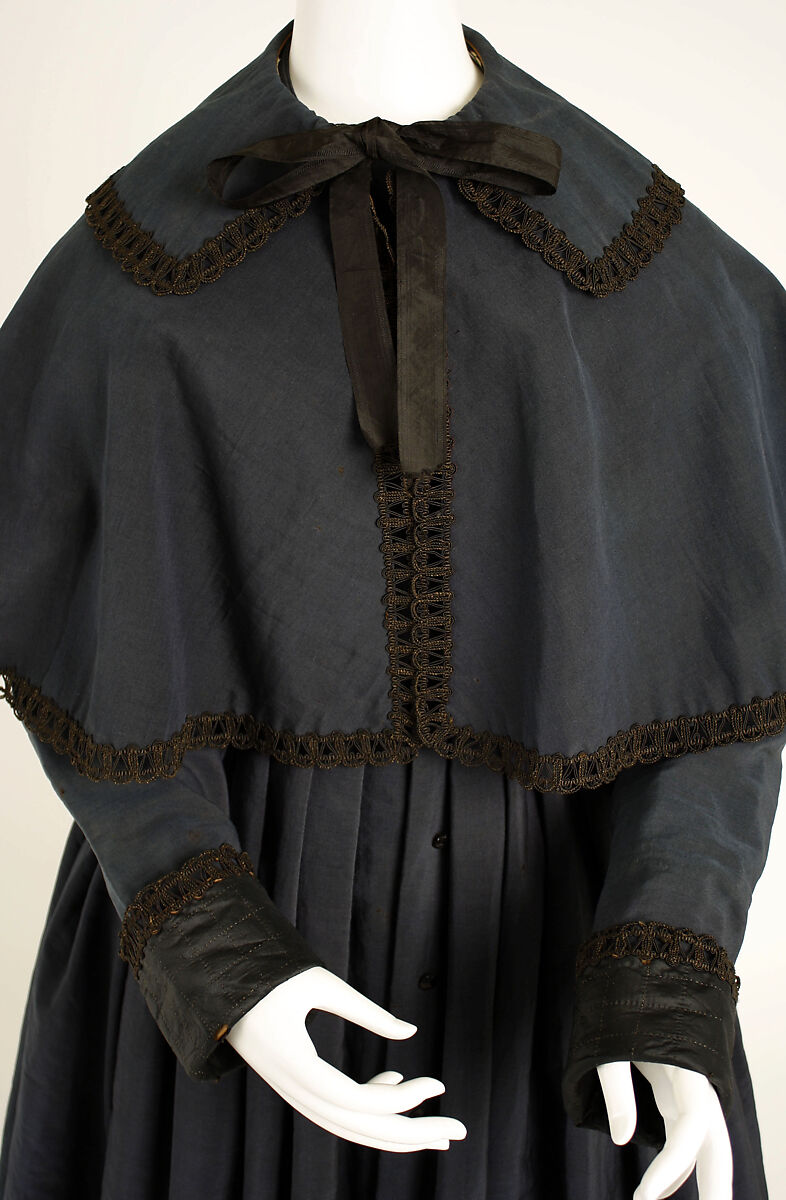 Ensemble, mohair, wool, cotton, American