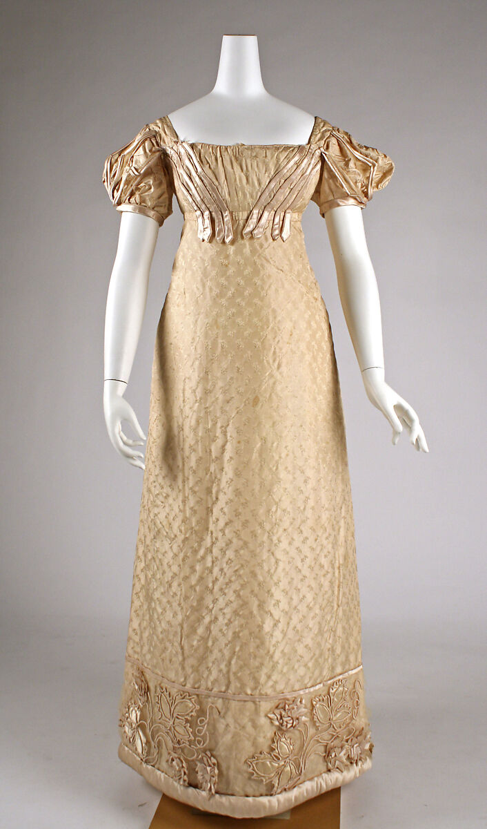 Dress, silk, British 