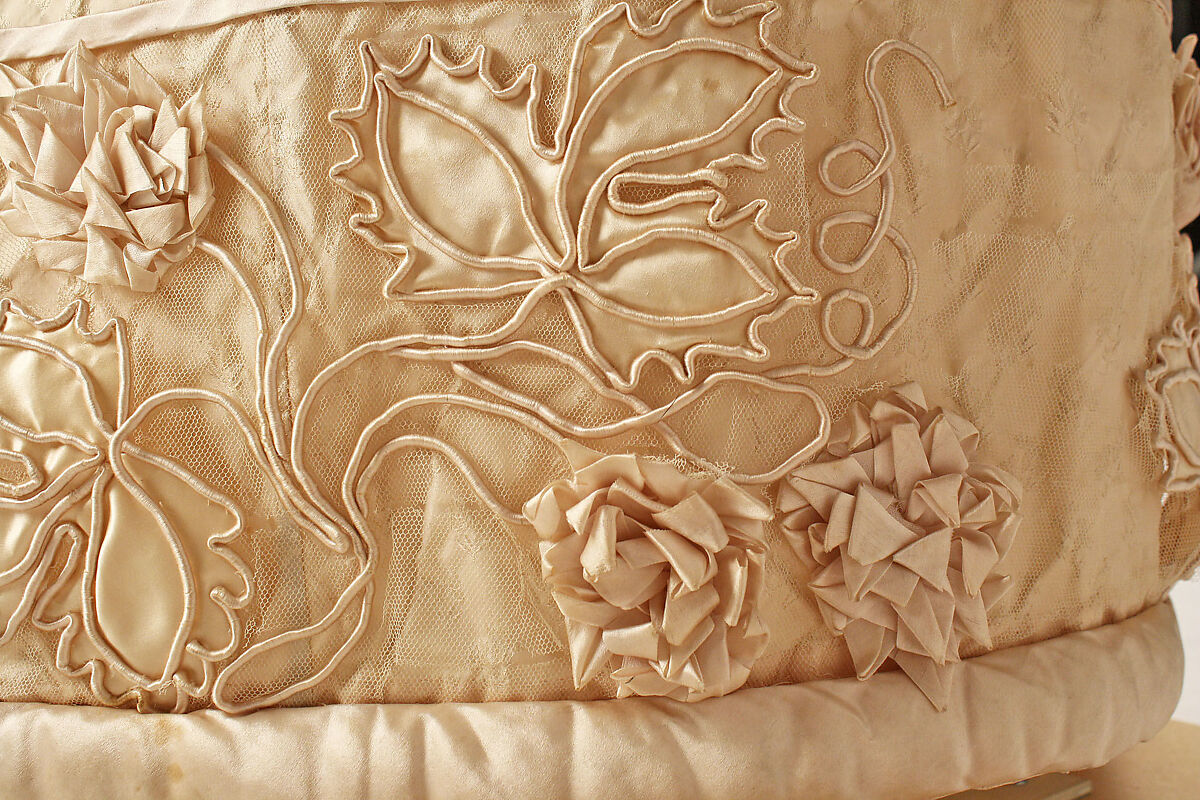 Dress, silk, British