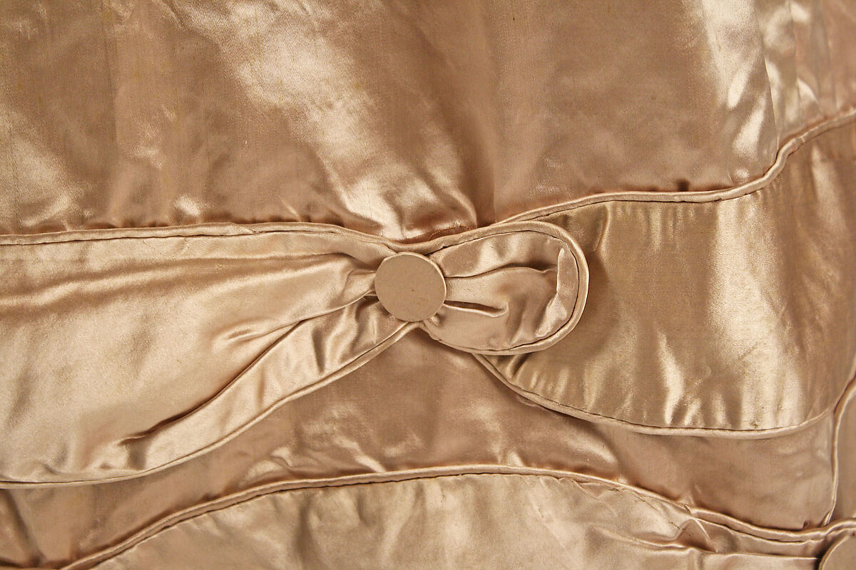 Pelisse, silk, linen, British