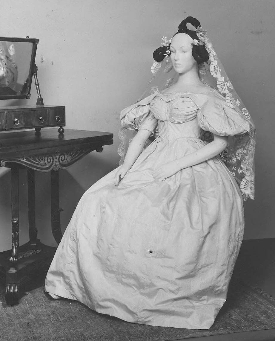 Dress, silk, probably American