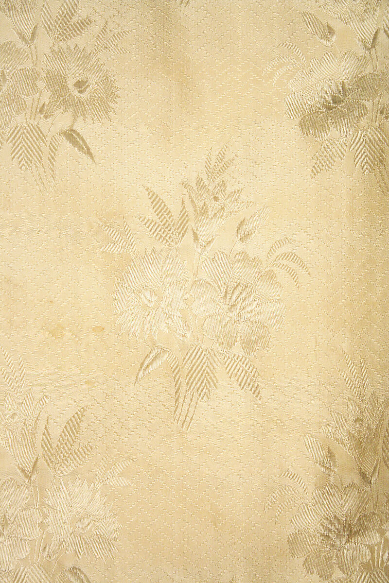 Wedding dress, silk, American