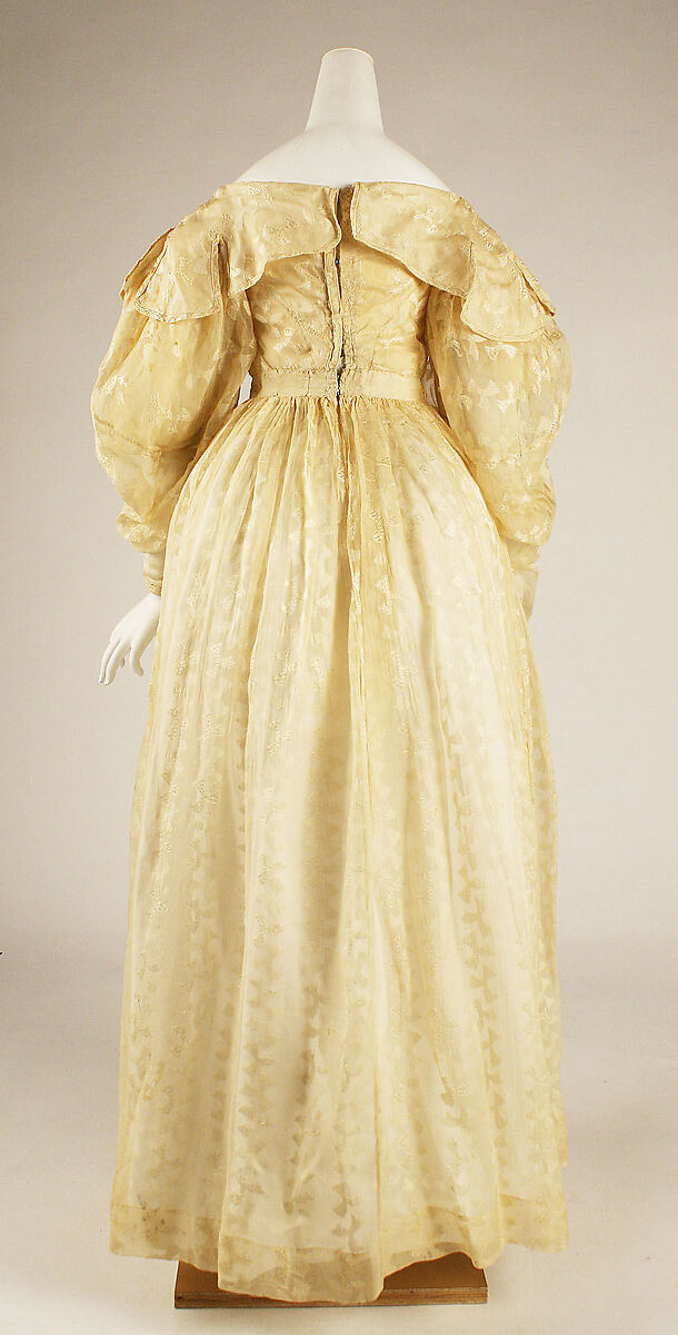 Dress, silk, American