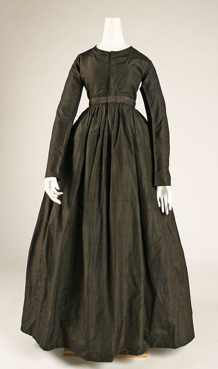 Dress, silk, American