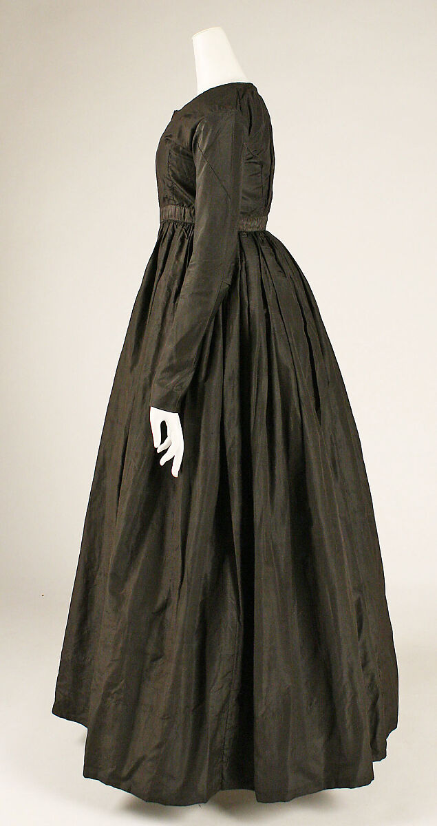 Dress, silk, American