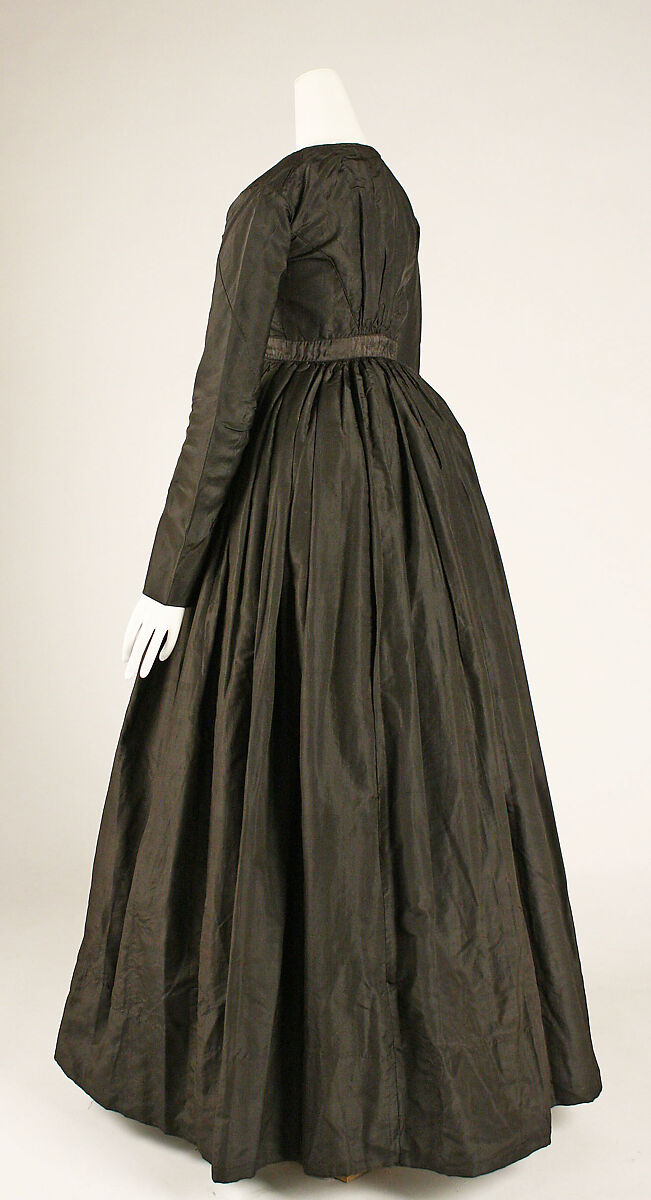 Dress, silk, American