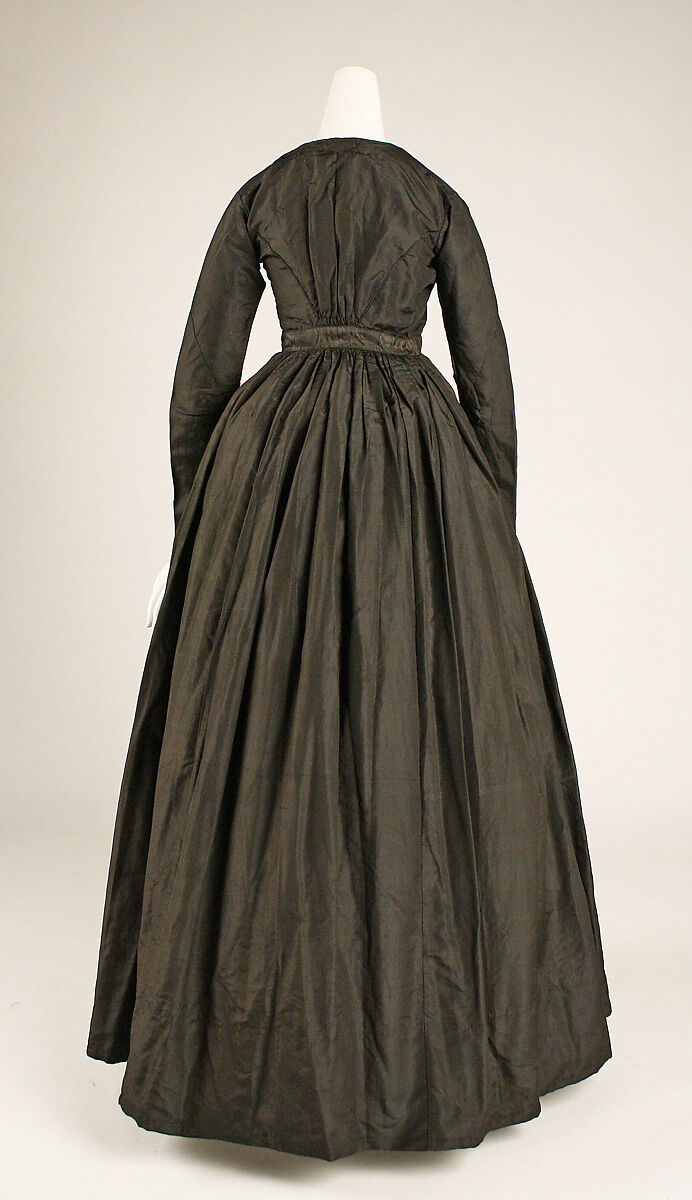 Dress, silk, American