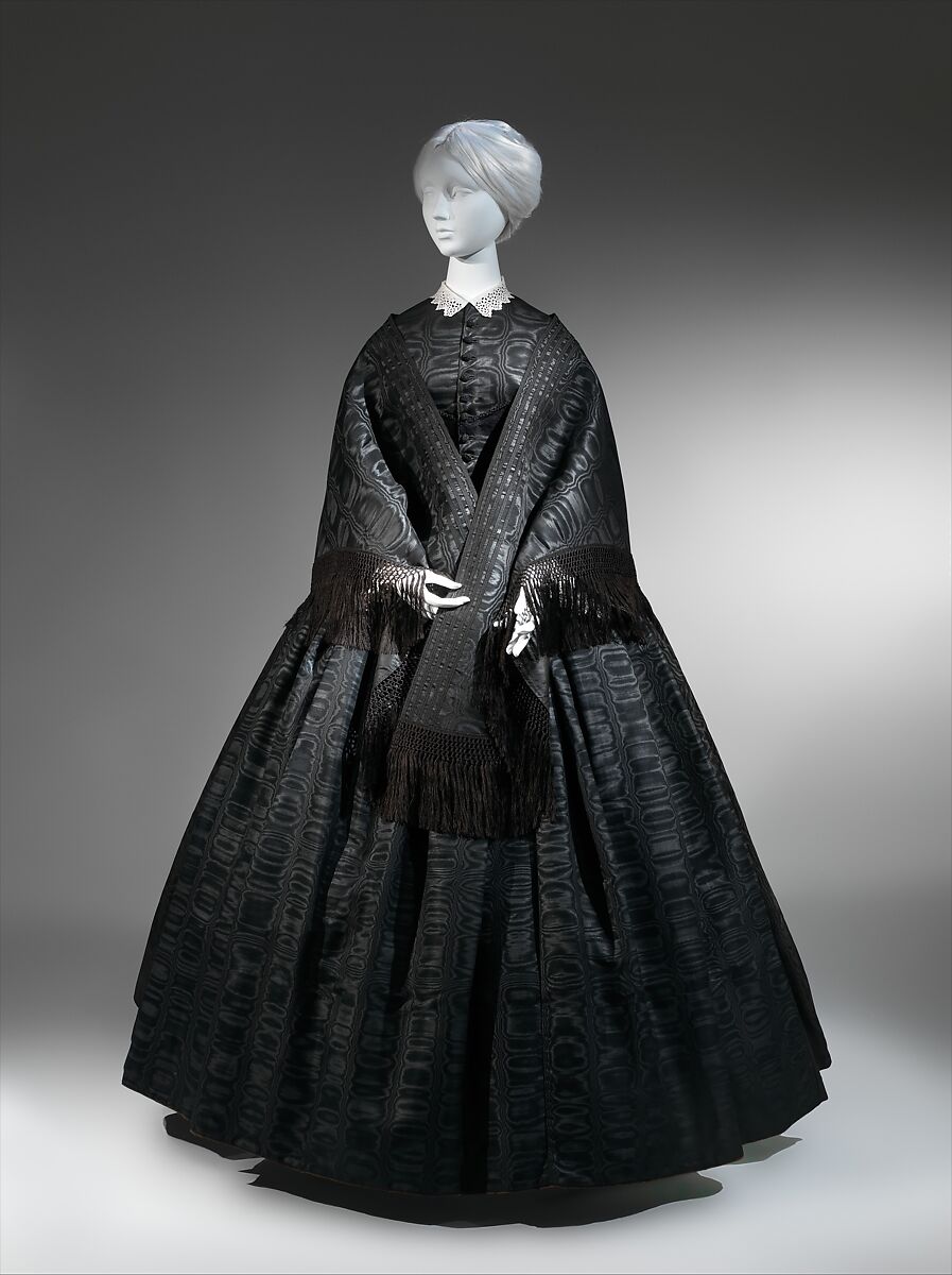 victorian mourning dress