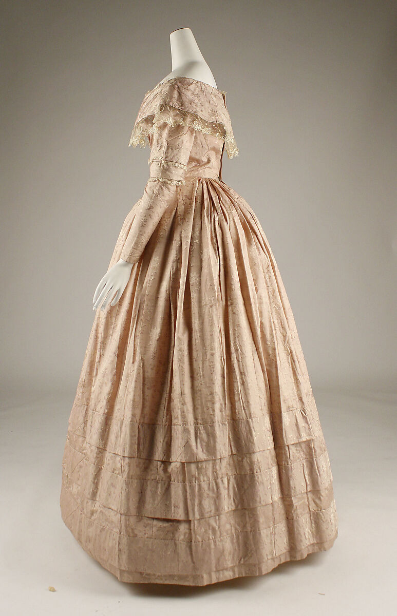 Dress, silk, European