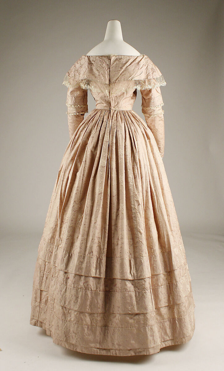 Dress, silk, European