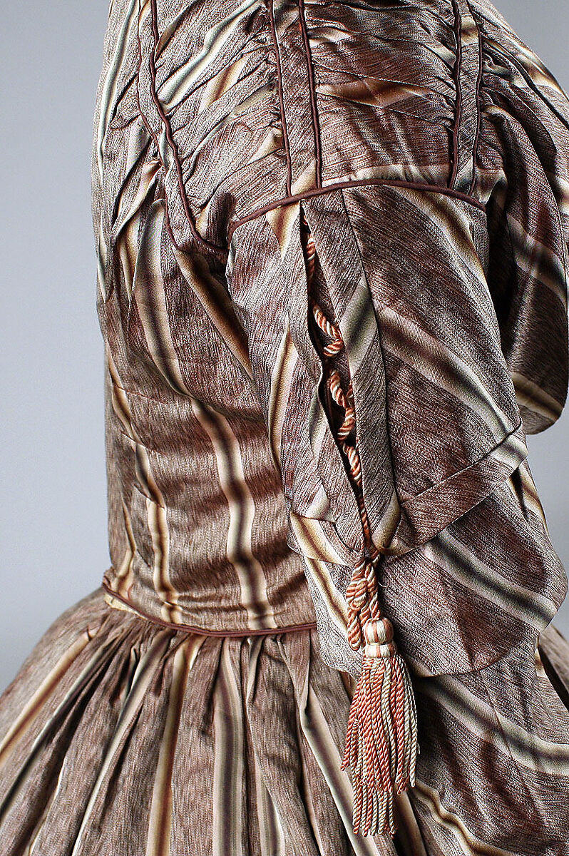 Dress, silk, American