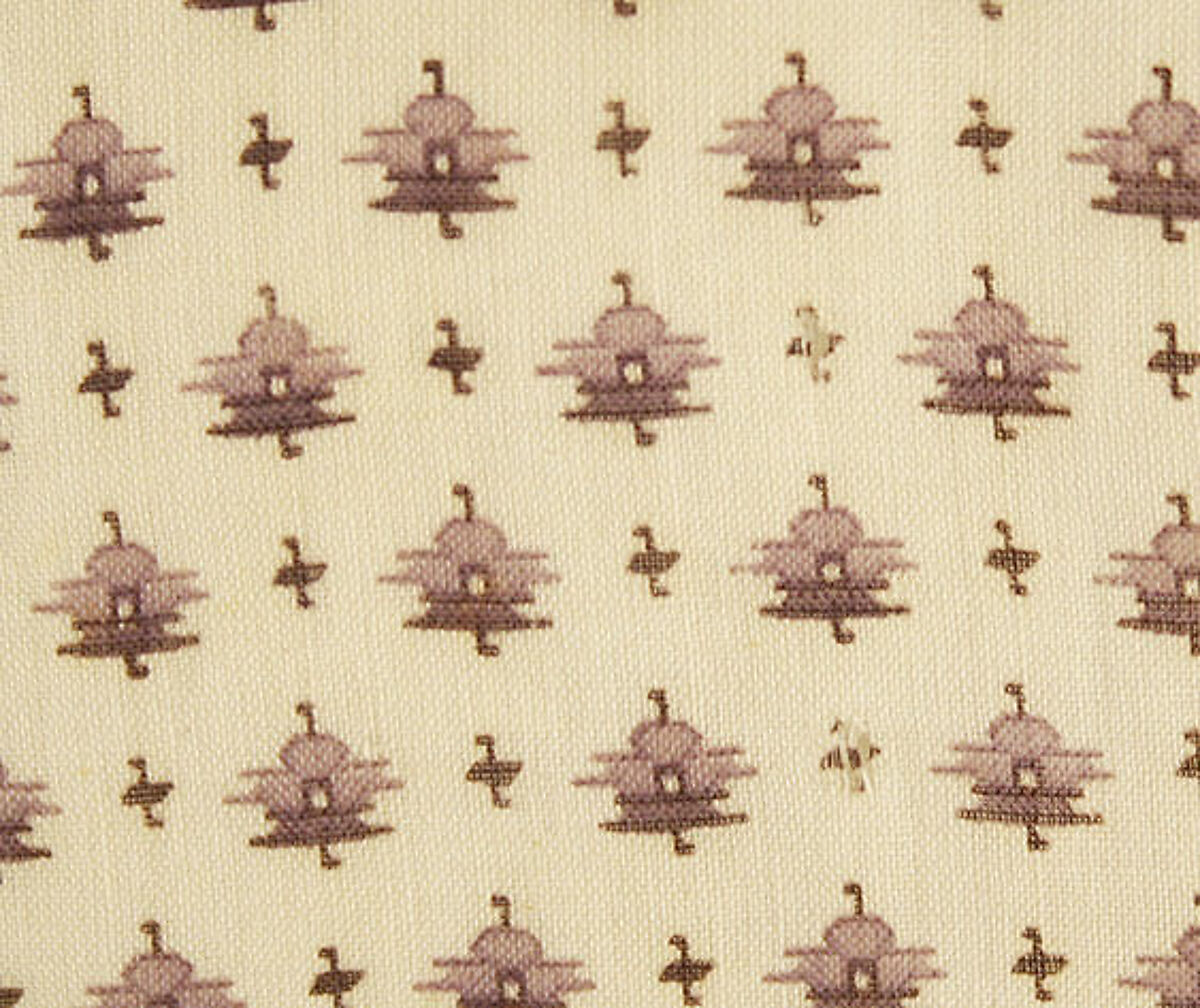 Dress, cotton, American