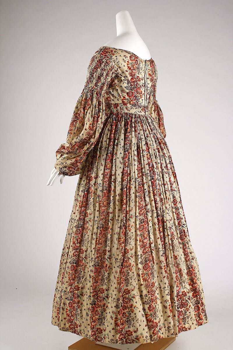 Dress, cotton, American or European