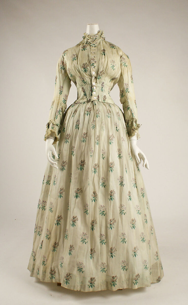 Платья конца 19 века. Мода 19го века Англия. Одежда викторианской эпохи 1840. Поплиновое платье 19 век Англия.