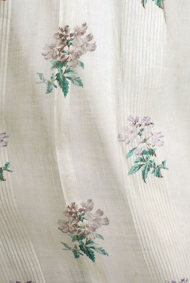 Dress, cotton, American