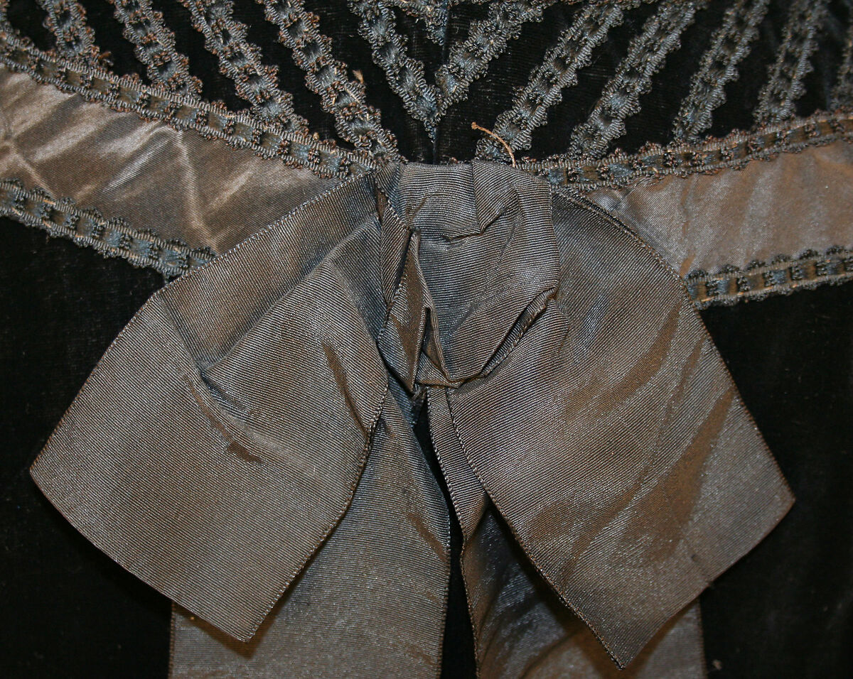 Mantle, silk, cotton, American