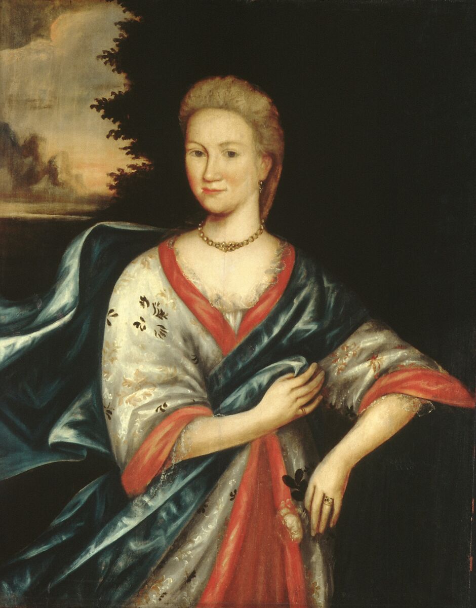 Portrait of a Lady, Gerrit Duyckinck  American, Oil on wood, American