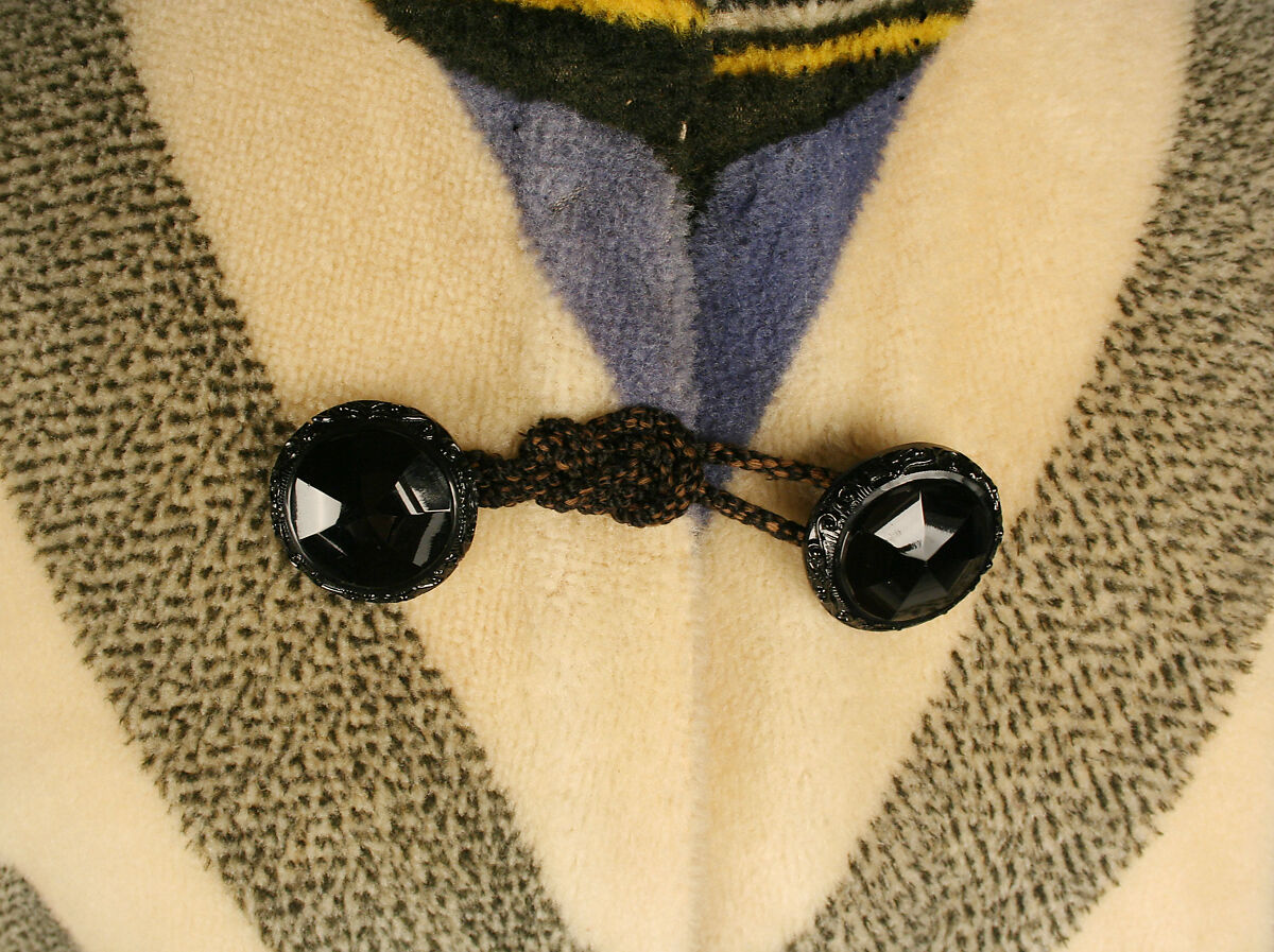 Cloak, wool, American