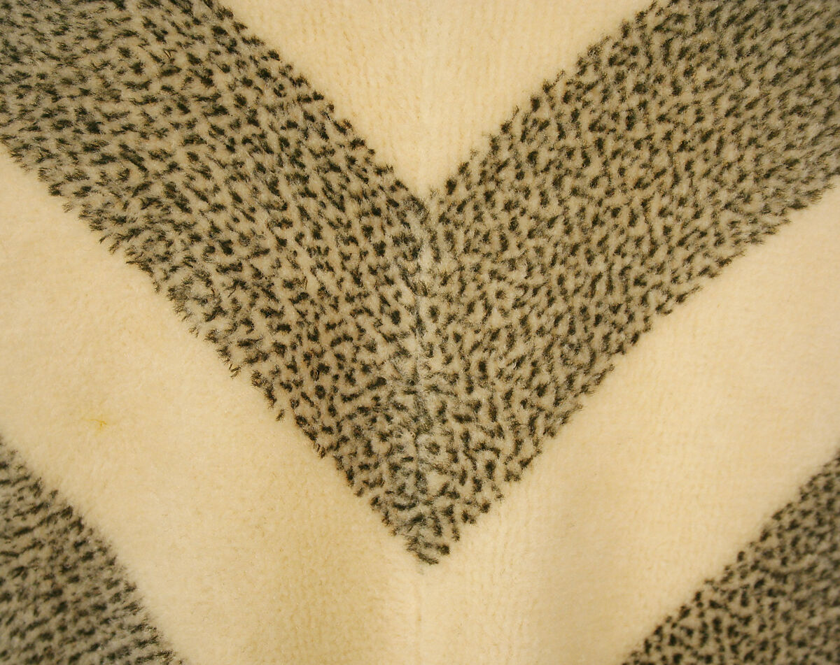Cloak, wool, American