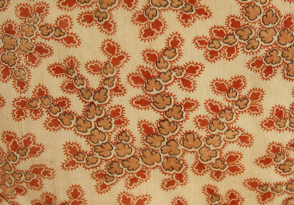 Dress, cotton, American