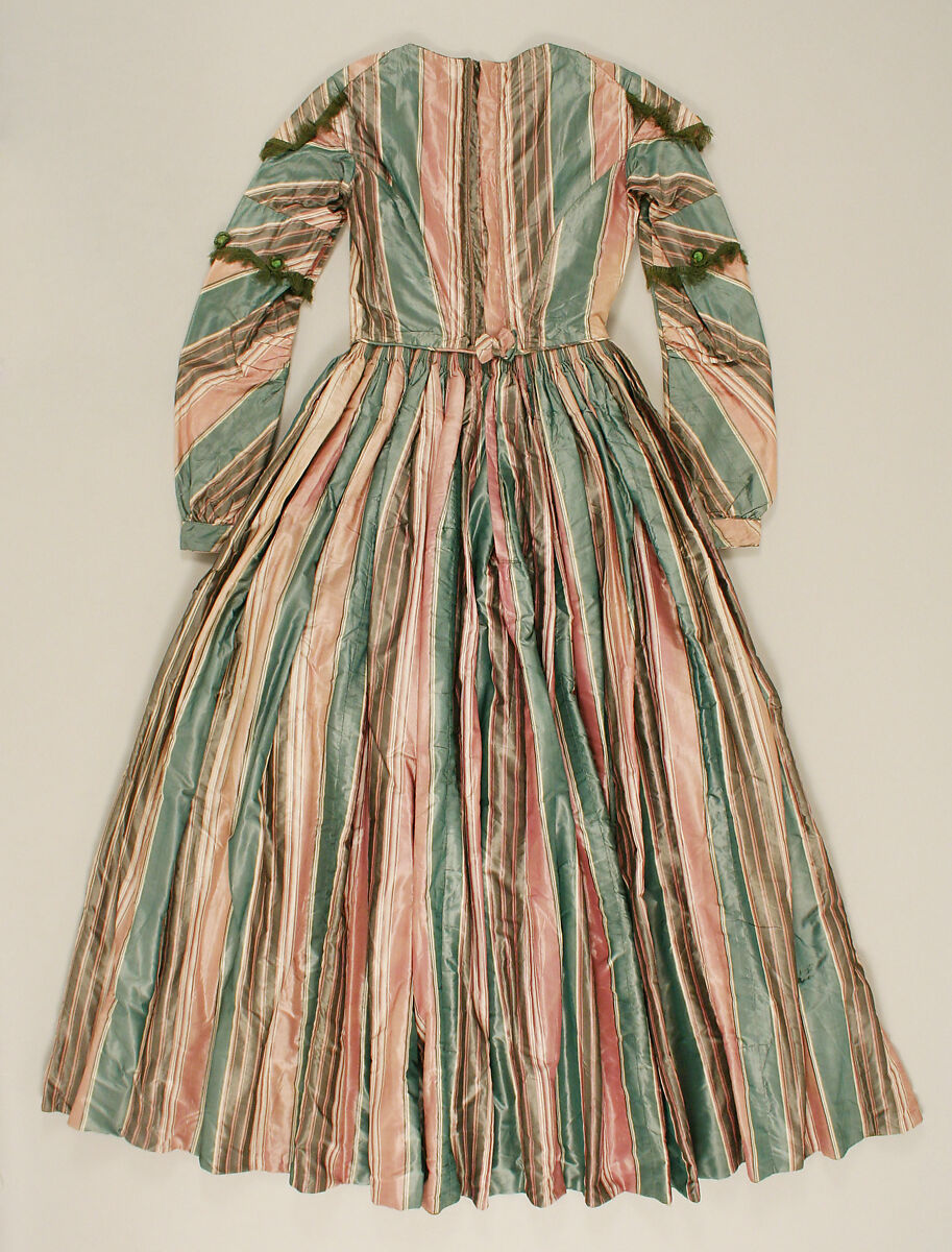 Afternoon dress, silk, British
