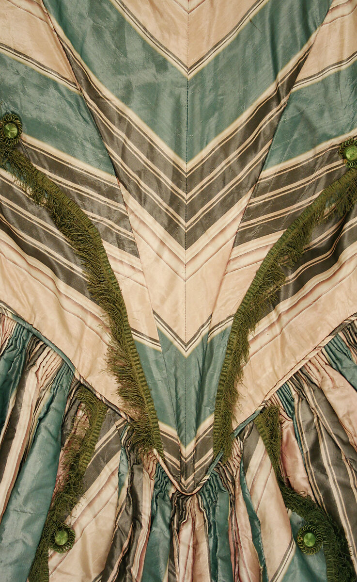 Afternoon dress, silk, British