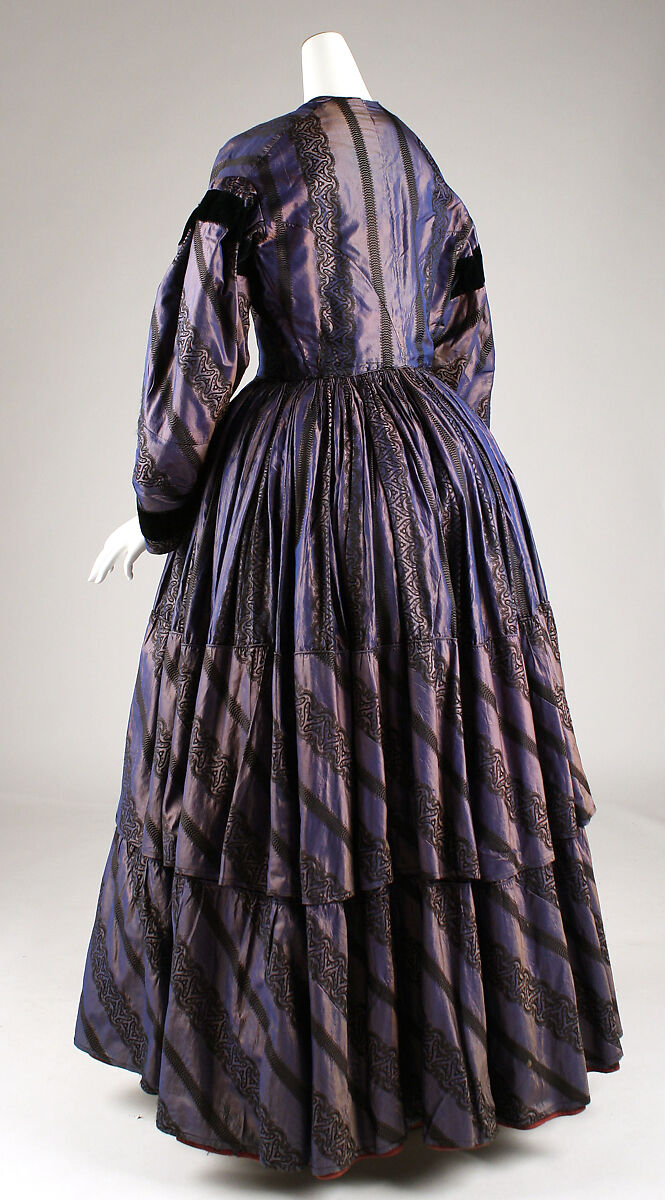 Afternoon dress, silk, American