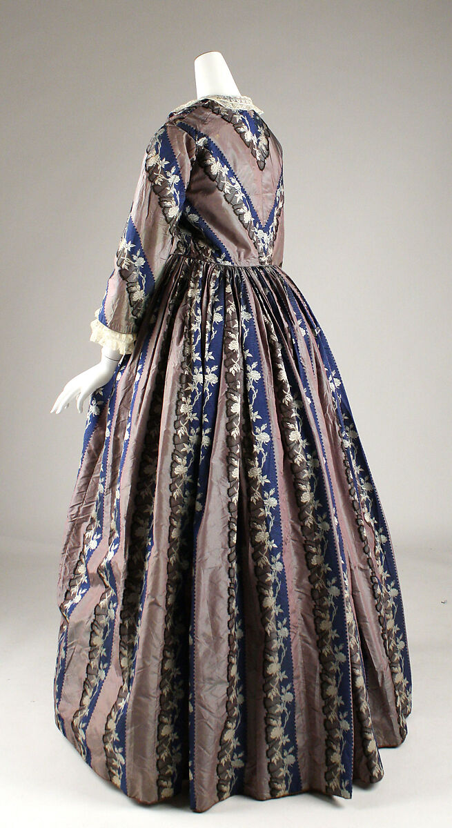 Dressing gown, silk, cotton, American