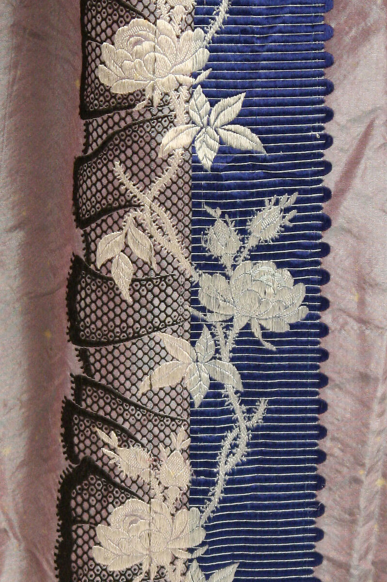 Dressing gown, silk, cotton, American