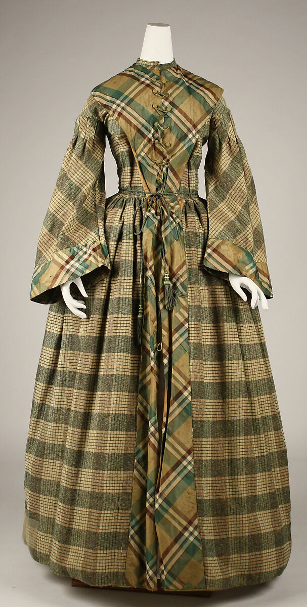 Dressing gown, wool, American 