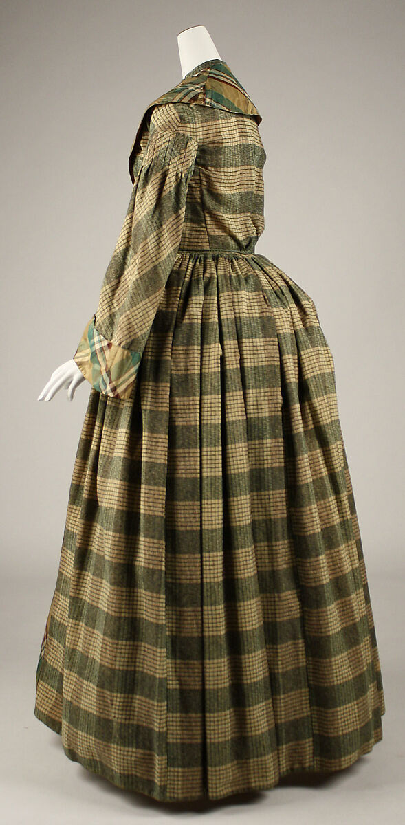 Dressing gown, wool, American