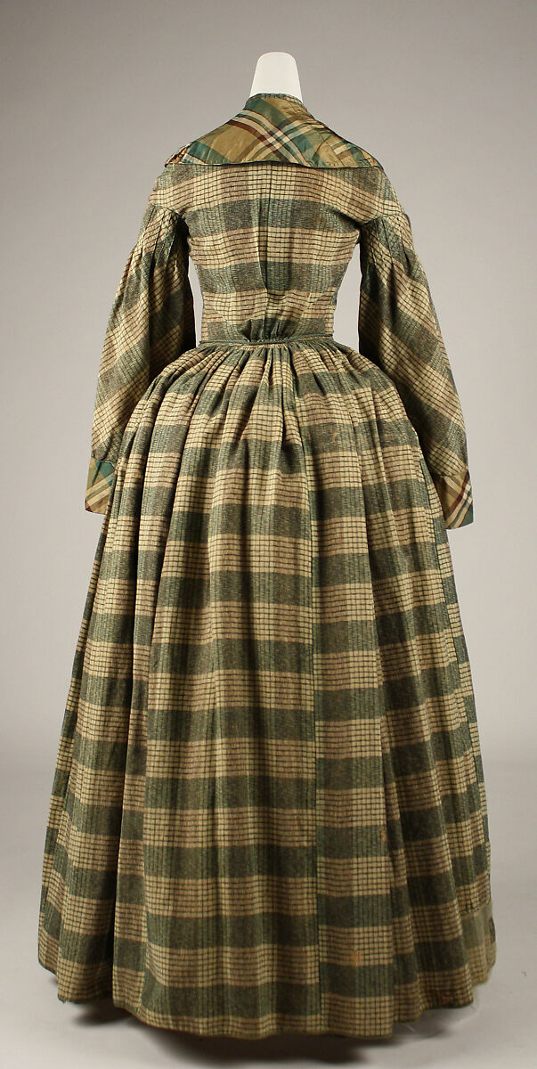 Dressing gown, wool, American