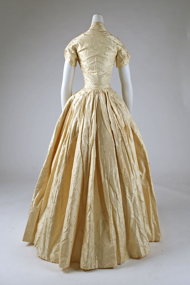 Dinner dress, silk, American