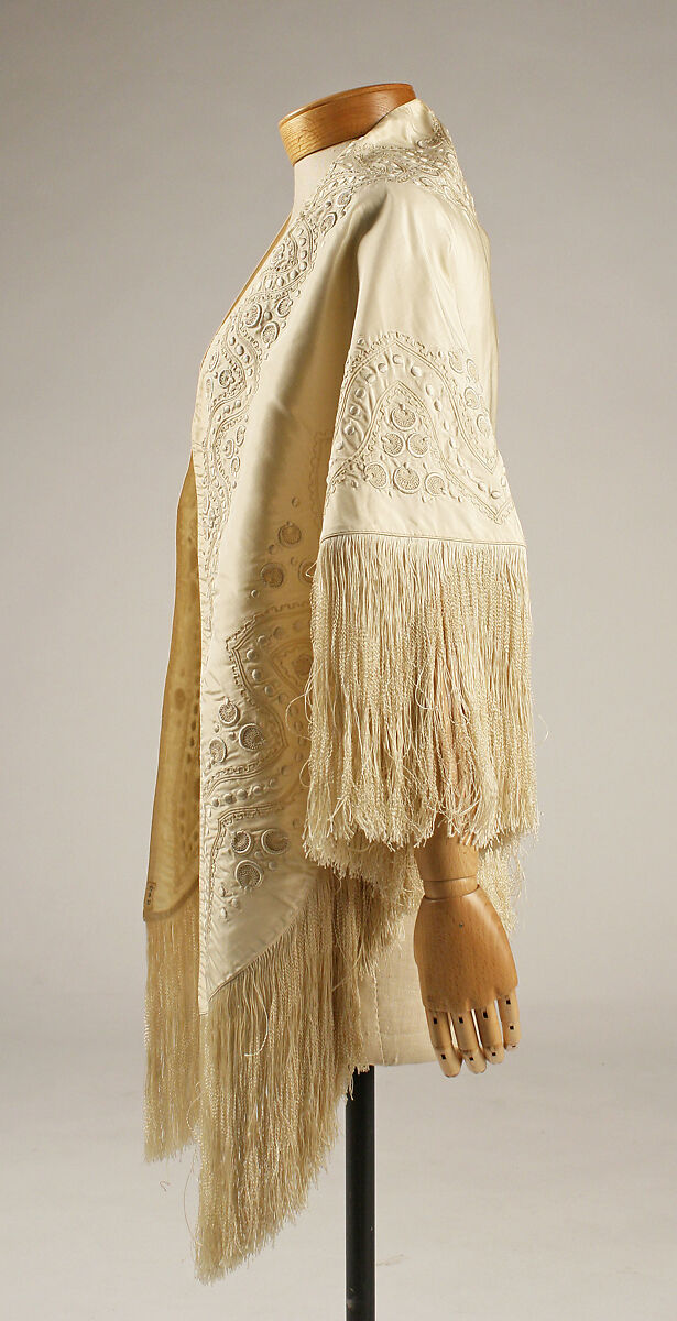 Mantle, silk, French