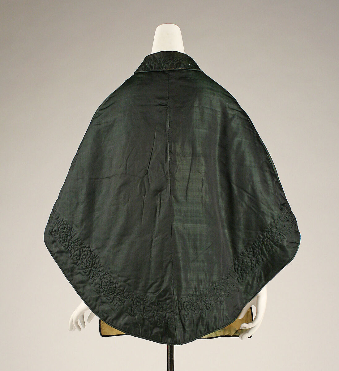 Mantle, silk, American