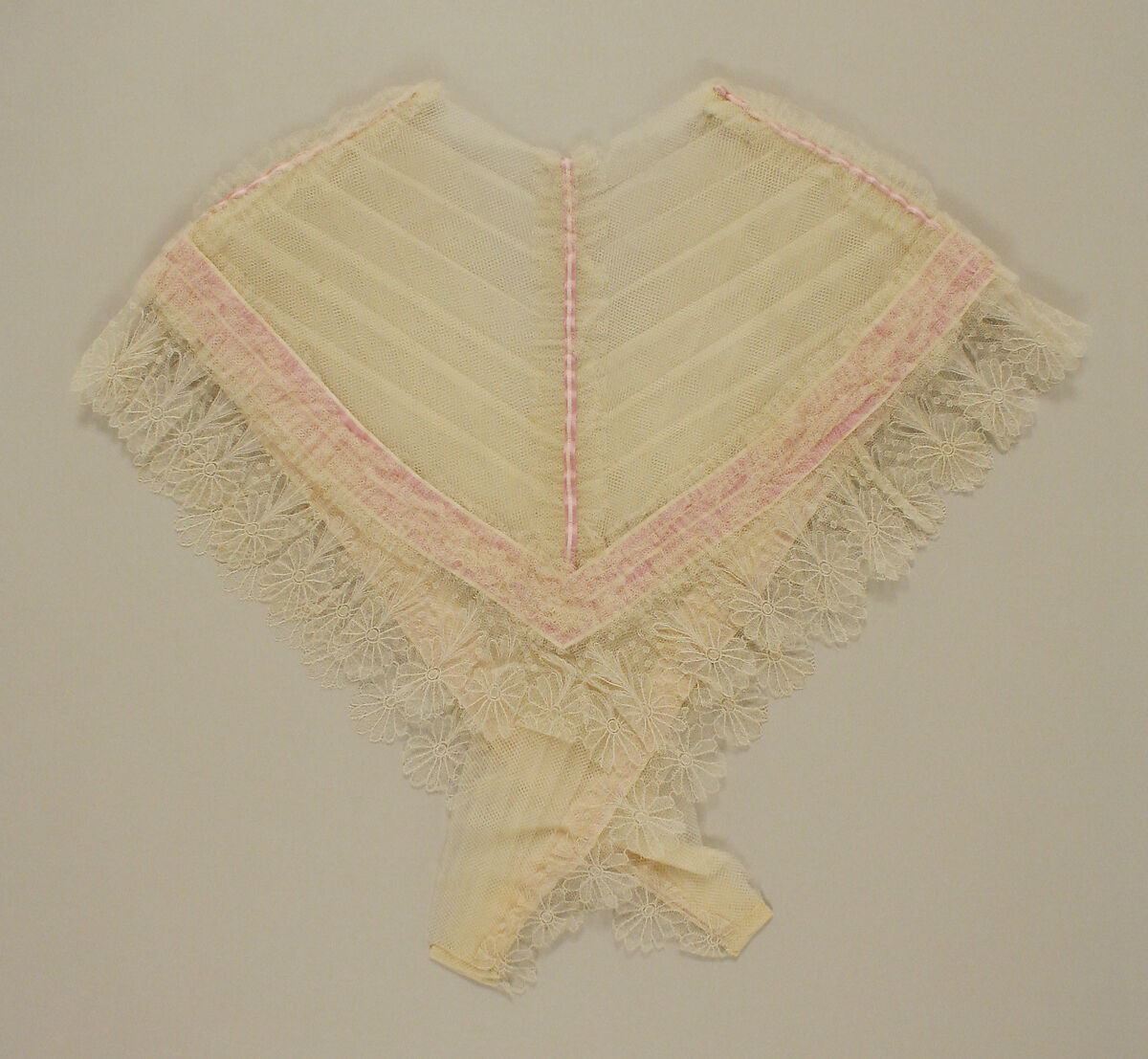 Fichu, silk, American or European