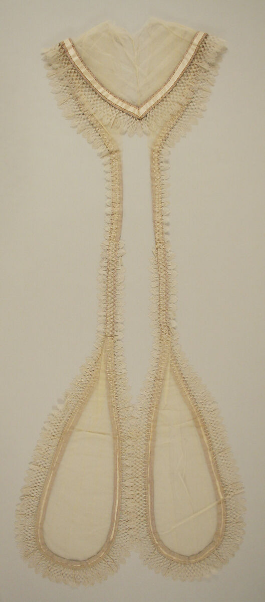 Fichu, silk, American or European